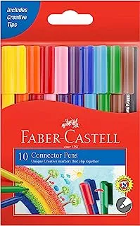 Faber-Castell Connector Felt Pen 10 Color, CONNECTOR PEN, F155510