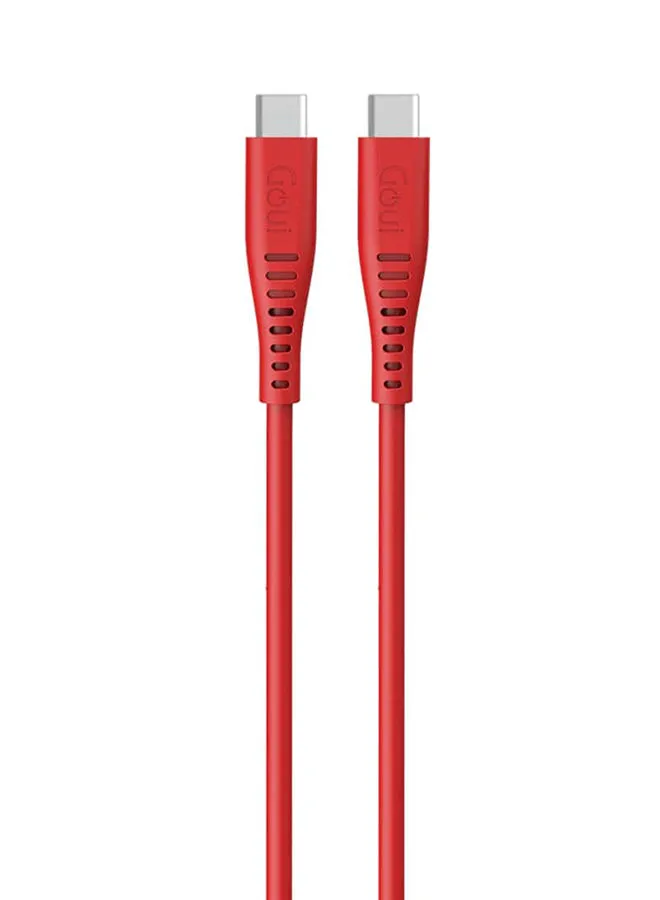 Goui Silicon Cable C-C 1.5M Red