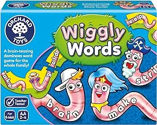 Orchard Toys 105 Wiggly Words Game ، متعدد الألوان