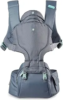 Infantino Hip Rider Plus 5-In-1 Hip Seat Carrier for Infants, Grey