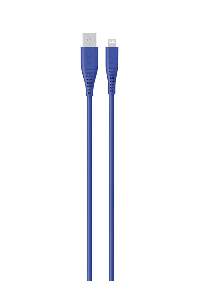 Goui Silicon Cable USB to Lightning 1.5M Blue