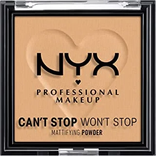NYX Professional Makeup Can't Stop Won't Stop Mattifying Pressed Powder 6 g, 05 Golden