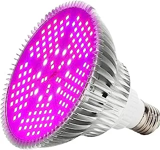 Led Grow Light Bulb Full Spectrum Plant Light 120 LED Plant Lamp, E27 Grow Lamp,for Indoor Plant, Vegetables, Flower and Seed, Led Plant Bulb for Hydroponics Greenhouse Organic (30W)
