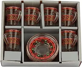 Al Saif Al Badia Istikan Cups and Saucers Set 12-Pieces