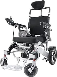 كرسي متحرك كهربائي قابل للطي من COOLBABY ، كرسي متحرك كهربائي ذكي وخفيف الوزن قابل للطي ، كرسي متحرك كهربائي قابل للطي ، زاوية مسند ظهر قابلة للتعديل ومسند للذراع