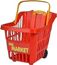 Androni Mini Market Shopping Trolley, 28 cm x 25 cm x 28 cm Size, Red