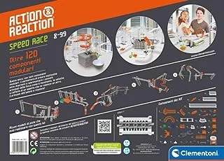 Clementoni Action & Reaction- Speed ​​Race Set- For Age 8+ Years Old