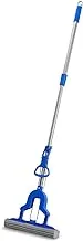 LIAO Kleaner Magic Mop Super Squeeze Home Cleaning telescopic metal handle 27cm PVA head can be replaceable Blue 78cm-105cm GSA004