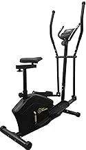 Hot Shapers Magnetic Elliptical Trainer Cardio Workout Machine With Adjustable Seat for whole Body Work Out Exercise Bike-MFK741 EA ByMarshal Fitness…