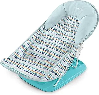 Summer Infant Deluxe Baby Bather for Infants/Baby from 0-12 Months- Ride the Waves-Teal