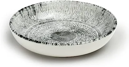 EDESSA Ginko Round Porcelain Ceramic Serving Bowl - 13cm - Versatile and Stylish Bowl for Serving