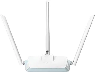 موجه D-Link R04 N300 Eagle PRO AI Advance للتحكم الأبوي مع مساعد التحكم الصوتي (مساعد Alexa & Goggle) - Wi-Fi ، Ethernet (نطاق فردي ، 300 ميجابت في الثانية)