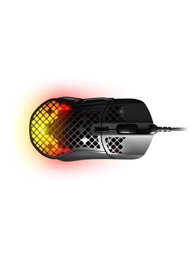 steelseries Aerox 5 Wired Onyx Gaming Mouse with Ultra Lightweight 66G, 9 ProgRAMmable Buttons and Ip54 Water Resistant For Pc/Mac