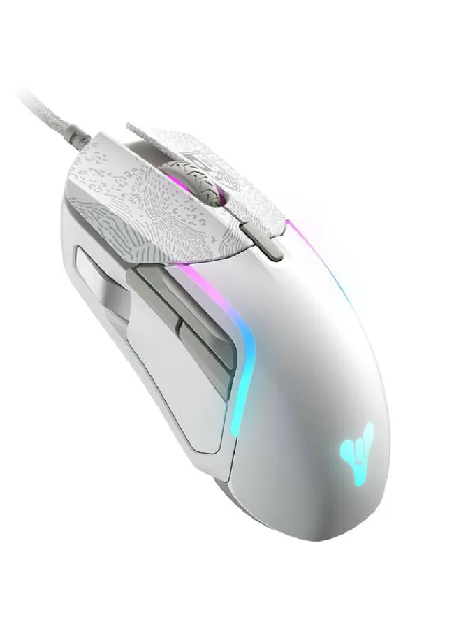 steelseries SteelSeries Rival 5 Destiny 2 Edition - Wired Gaming Mouse - FPS, MOBA, MMO, Battle Royale - 18,000 CPI TrueMove Air Optical Sensor - 9 Programmable Buttons - 85g Competitive Weight