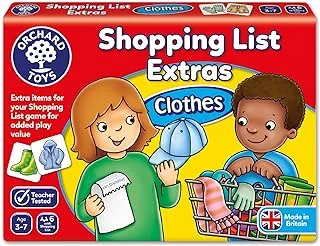 Orchard Toys Shopping List Extras Pack Clothes Game, Multi-Colour, 091