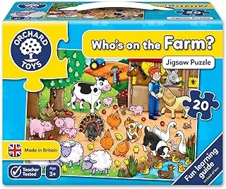 Orchard Toys Who's On The Farm Jigsaw Puzzle, Multicoloured,217