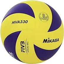 Mikasa Unisex's MVA-330 Volley Ball-Blue, 5
