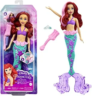 Disney Princess Toys, Ariel Mermaid Doll, Color Splash