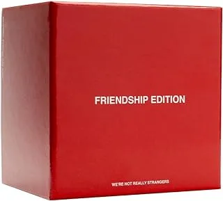 إصدار الصداقة من نحن لسنا غرباء حقًا - بطاقة أفضل صديق للكبار ، لعبة لمحادثات أعمق مع الأصدقاء ، 150 سؤالًا وحروفًا البدل لتنمية علاقتك