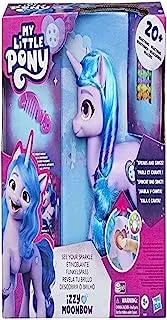 My Little Pony: Make Your Mark Toy See Your Sparkle Izzy Moonbow - 8-Inch Purple Pony that Sings, Speaks, and Lights Up for Kids Ages 5+