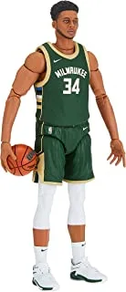 Hasbro Starting Lineup NBA Series 1 Giannis Antetokounmpo Action Figure with Exclusive Panini Sports Trading Card, 6-inch Starting Lineup Figures