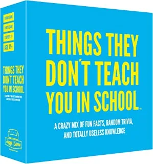 Hygge Games Things They Don'T Teach You In School Party Trivia Game Blue, 1 Ea