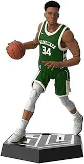 Hasbro Starting Lineup NBA Series 1 Giannis Antetokounmpo Action Figure with Exclusive Panini Sports Trading Card, 6-inch Starting Lineup Figures