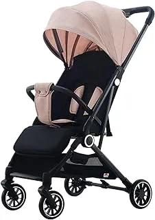 Dreeba One Way Foldable Push Baby Stroller- X5 Pink, with Storage Basket, Travel Stroller, Rear Breaks, Compact Foldable Design