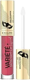 Eveline Variete Satin Matt Lip Liquid Lipstick, 4.5 ml, No 06 Strawberry Cocktail