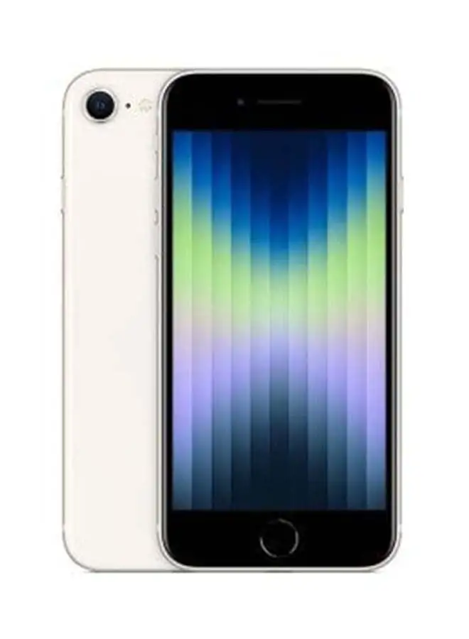 هاتف Apple iPhone SE 2022 (الجيل الثالث) سعة 64 جيجابايت بتقنية Starlight 5G - إصدار المملكة العربية السعودية