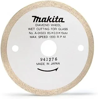 شفرة عجلة الماس للزجاج من ماكيتا A-01323 ، قطر 85 ملم