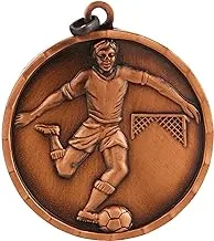 Leader Sport M5352 Football Copper/Bronze Medal