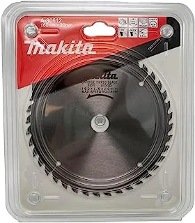 Makita A-80612 40 Thread Circular Saw Blade for Wood, 160 mm x 20 mm Size, Silver