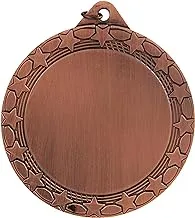 Leader Sport 558698 Silver Medal, 70 mm Size