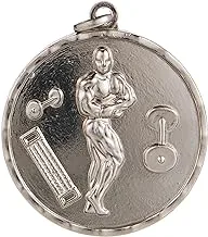 Leader Sport MSWTL024 BB-M6550 Body Building Silver Medal