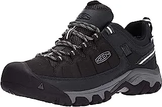 KEEN Utility Men's Targhee EXP WP Hiking Shoe, Black/Steel Grey, 10 M US