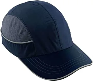 قبعة صدمات السلامة، نمط قبعة بيسبول، حماية مريحة للرأس، Skullerz 8950، أزرق داكن، طويل، 8950