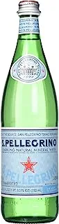 S.Pellegrino Natural Mineral Water, Glass Bottle, 12 x 750 ml