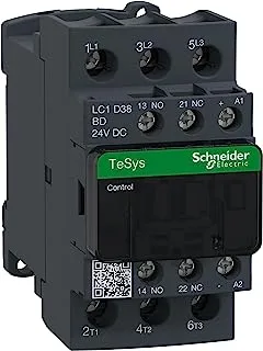 Schneider Electric TeSys D 38-A AC3 3-Poles Contactor, Black