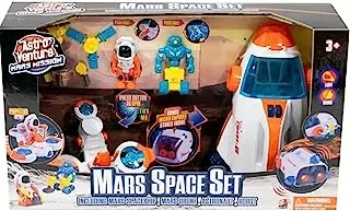 مجموعة ألعاب الفضاء المريخية من Astro Venture ASV63158 Mars Mission Mars