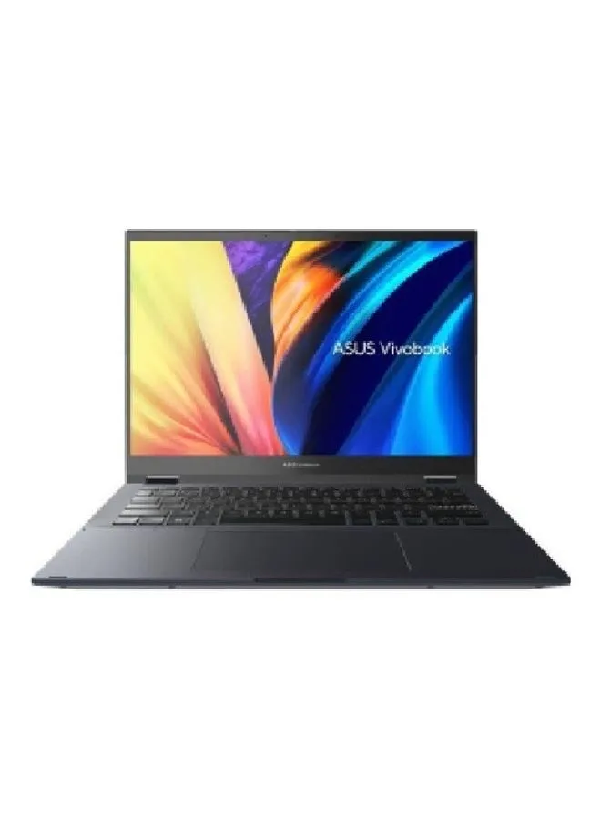 ASUS Vivobook Flip TP3402QA-LZ186W Laptop With 14-Inch FHD Display, AMD Ryzen 5 5600H Processor/ 8GB RAM/256GB SSD/Windows 11 Home/AMD Radeon R5/Pen English/Arabic Blue
