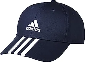 قبعة بيسبول من نسيج قطني طويل للكبار من Adidas بثلاثة خطوط