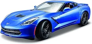 Maisto Diecast Special Edition 1:18 2014 Chevrolet Corvette Stingray Z51 Diecast Model Car, Blue