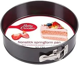 Betty Crocker Springform Pan And Stainless Steel Lock Dark Grey, 30Cm Thickness 0.4Mm BC1014