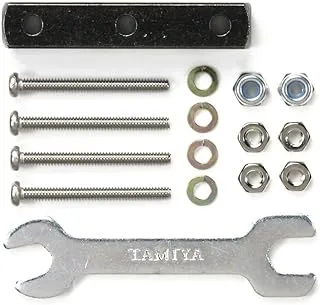 Tamiya Mini 4WD GUP Mass Damper Block, 6 mm x 6 mm x 32 mm Size, 8.3 g, Black