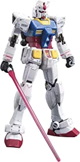 Bandai RX-78-2 RG 01 1/144 Scale Gundam Real Grade Kit, 13 cm