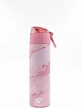 Tiny Wheel Stainless Steel Spray Bottle, 600 ml Capacity, Seamless-Pink