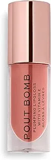 Revolution Pout Bomb Plumping Gloss Kiss Nude