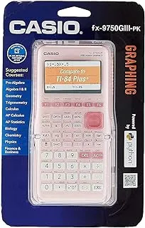 Casio fx-9750GIII Pink Graphing Calculator (fx-9750GIII-PK)
