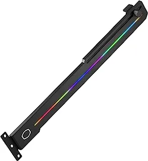 Cooler Master ELV8 Addressable RGB Vertical Universal Graphic Card Holder, Built-in ARGB Strip, Adjustable Length & Height Support (MAZ-IMGB-N30NA-R1) Black